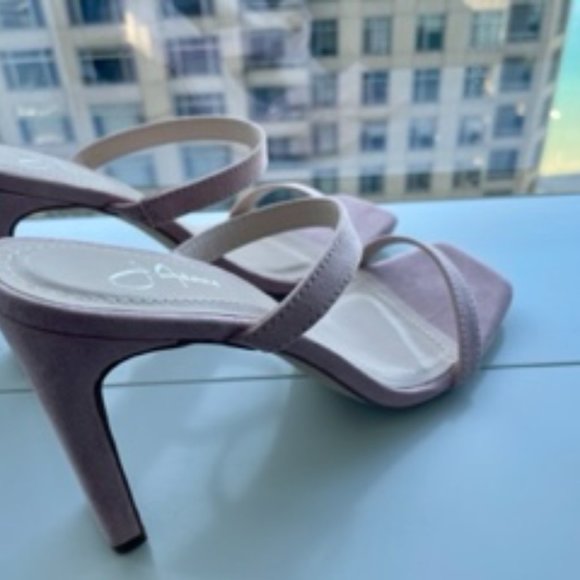 Pink double strap heels - size 7 - Picture 6 of 6